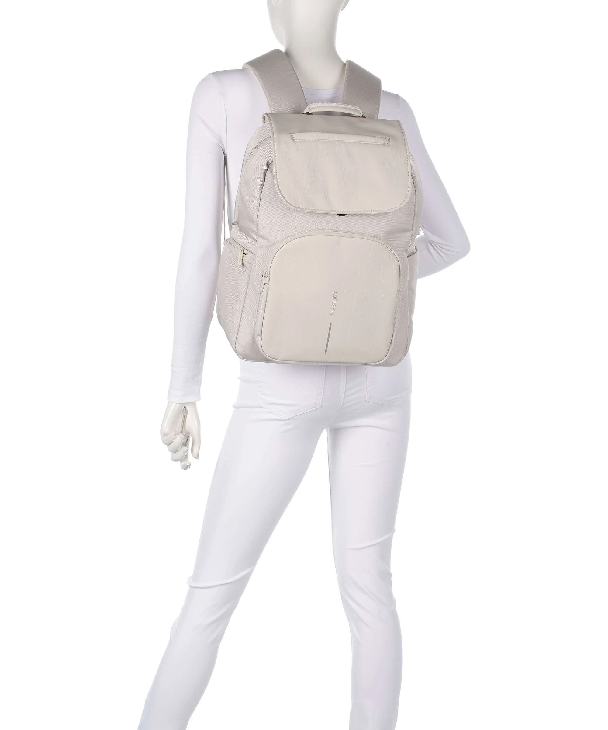XD Design Bobby Soft Daily Sac à dos light grey - Image 3